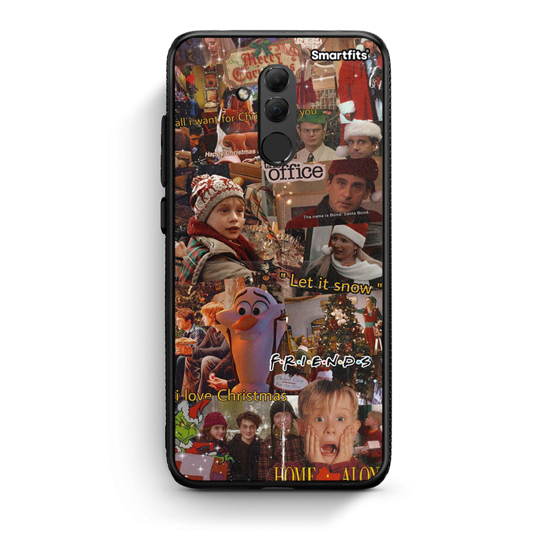 Huawei Mate 20 Lite Xmas Wishes θήκη από τη Smartfits με σχέδιο στο πίσω μέρος και μαύρο περίβλημα | Smartphone case with colorful back and black bezels by Smartfits