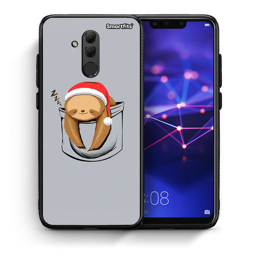 Θήκη Huawei Mate 20 Lite Xmas Zzzz από τη Smartfits με σχέδιο στο πίσω μέρος και μαύρο περίβλημα | Huawei Mate 20 Lite Xmas Zzzz case with colorful back and black bezels
