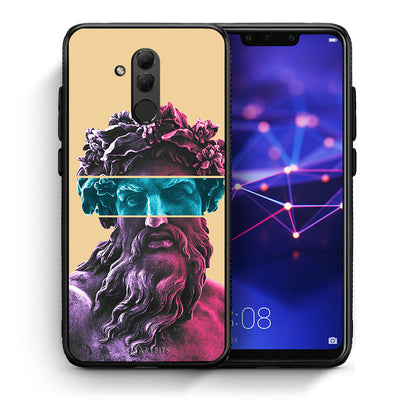 Θήκη Αγίου Βαλεντίνου Huawei Mate 20 Lite Zeus Art από τη Smartfits με σχέδιο στο πίσω μέρος και μαύρο περίβλημα | Huawei Mate 20 Lite Zeus Art case with colorful back and black bezels