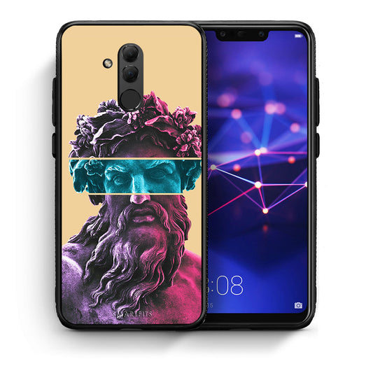 Θήκη Αγίου Βαλεντίνου Huawei Mate 20 Lite Zeus Art από τη Smartfits με σχέδιο στο πίσω μέρος και μαύρο περίβλημα | Huawei Mate 20 Lite Zeus Art case with colorful back and black bezels