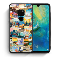Thumbnail for Θήκη Huawei Mate 20 Live To Travel από τη Smartfits με σχέδιο στο πίσω μέρος και μαύρο περίβλημα | Huawei Mate 20 Live To Travel case with colorful back and black bezels