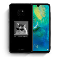 Thumbnail for Θήκη Huawei Mate 20 Meme Cat από τη Smartfits με σχέδιο στο πίσω μέρος και μαύρο περίβλημα | Huawei Mate 20 Meme Cat case with colorful back and black bezels