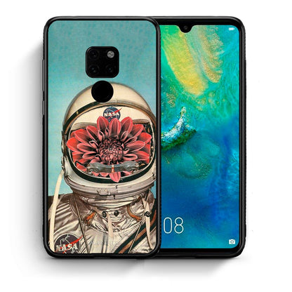 Θήκη Huawei Mate 20 Nasa Bloom από τη Smartfits με σχέδιο στο πίσω μέρος και μαύρο περίβλημα | Huawei Mate 20 Nasa Bloom case with colorful back and black bezels