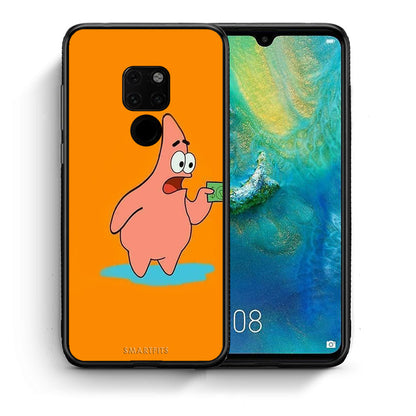 Θήκη Αγίου Βαλεντίνου Huawei Mate 20 No Money 1 από τη Smartfits με σχέδιο στο πίσω μέρος και μαύρο περίβλημα | Huawei Mate 20 No Money 1 case with colorful back and black bezels