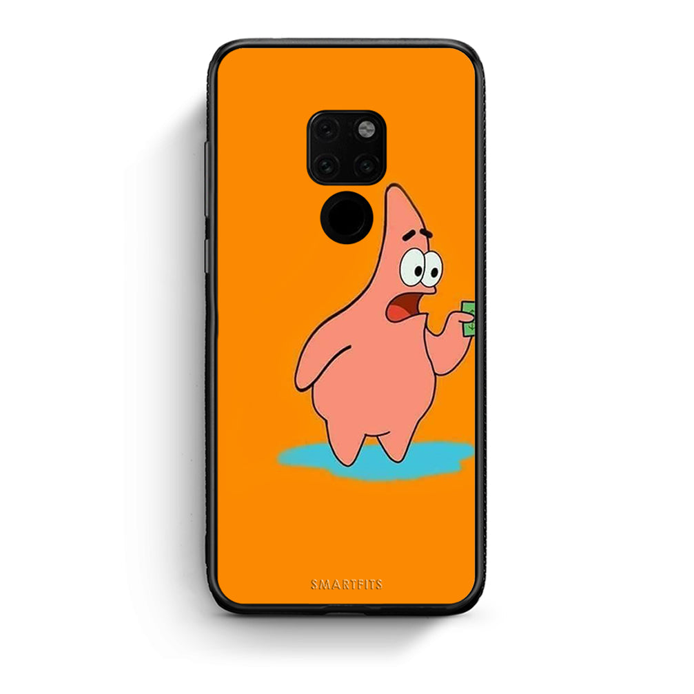 Huawei Mate 20 No Money 1 Θήκη Αγίου Βαλεντίνου από τη Smartfits με σχέδιο στο πίσω μέρος και μαύρο περίβλημα | Smartphone case with colorful back and black bezels by Smartfits