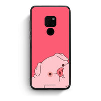 Thumbnail for Huawei Mate 20 Pig Love 1 Θήκη Αγίου Βαλεντίνου από τη Smartfits με σχέδιο στο πίσω μέρος και μαύρο περίβλημα | Smartphone case with colorful back and black bezels by Smartfits