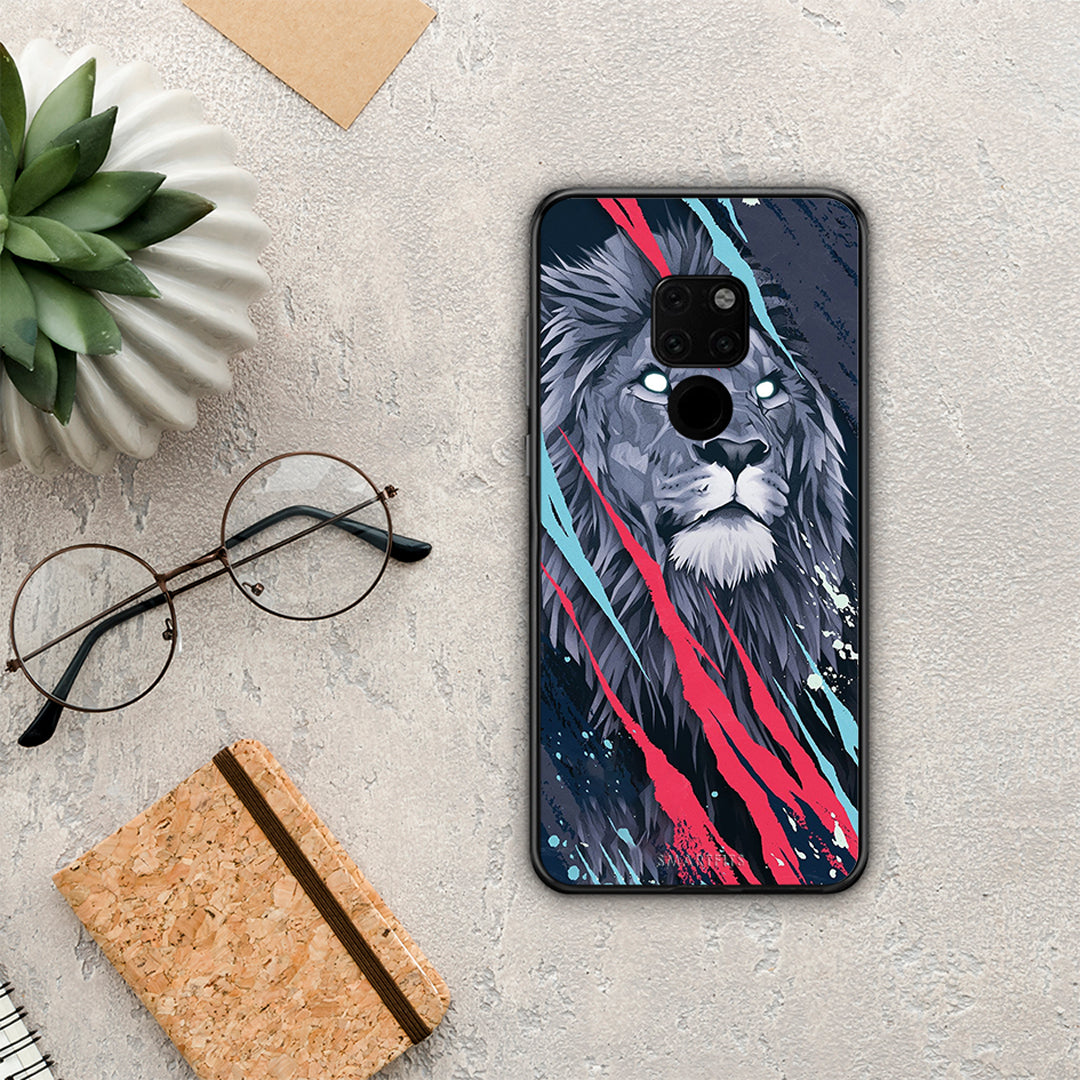PopArt Lion Designer - Huawei Mate 20 θήκη