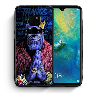Θήκη Huawei Mate 20 Thanos PopArt από τη Smartfits με σχέδιο στο πίσω μέρος και μαύρο περίβλημα | Huawei Mate 20 Thanos PopArt case with colorful back and black bezels