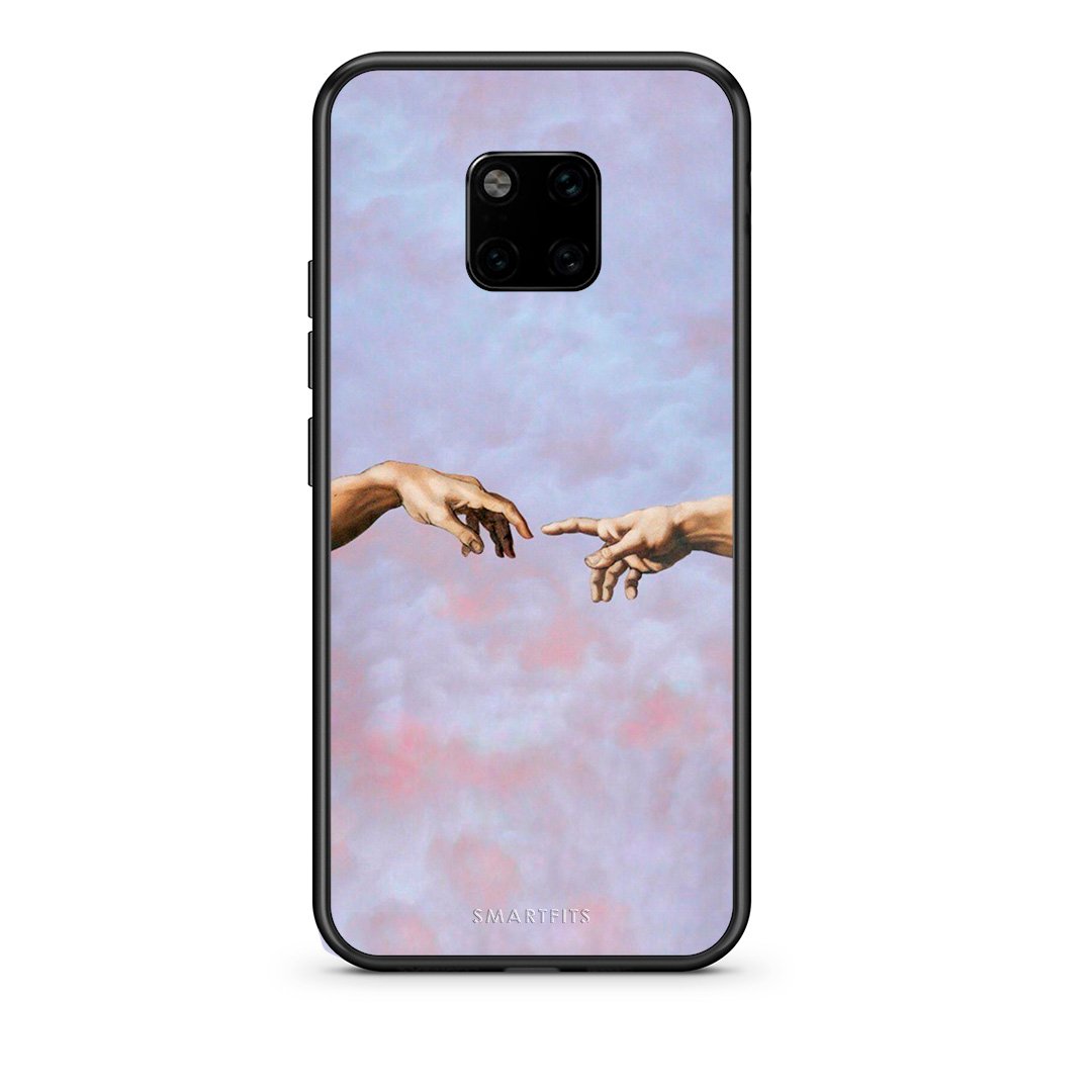 Huawei Mate 20 Pro Adam Hand θήκη από τη Smartfits με σχέδιο στο πίσω μέρος και μαύρο περίβλημα | Smartphone case with colorful back and black bezels by Smartfits