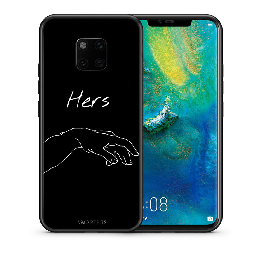 Θήκη Αγίου Βαλεντίνου Huawei Mate 20 Pro Aeshetic Love 1 από τη Smartfits με σχέδιο στο πίσω μέρος και μαύρο περίβλημα | Huawei Mate 20 Pro Aeshetic Love 1 case with colorful back and black bezels