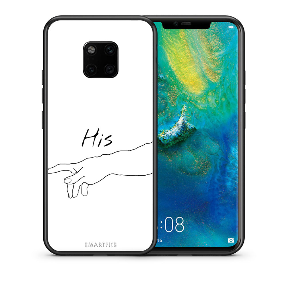 Θήκη Αγίου Βαλεντίνου Huawei Mate 20 Pro Aeshetic Love 2 από τη Smartfits με σχέδιο στο πίσω μέρος και μαύρο περίβλημα | Huawei Mate 20 Pro Aeshetic Love 2 case with colorful back and black bezels