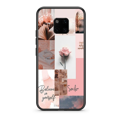 Huawei Mate 20 Pro Aesthetic Collage θήκη από τη Smartfits με σχέδιο στο πίσω μέρος και μαύρο περίβλημα | Smartphone case with colorful back and black bezels by Smartfits