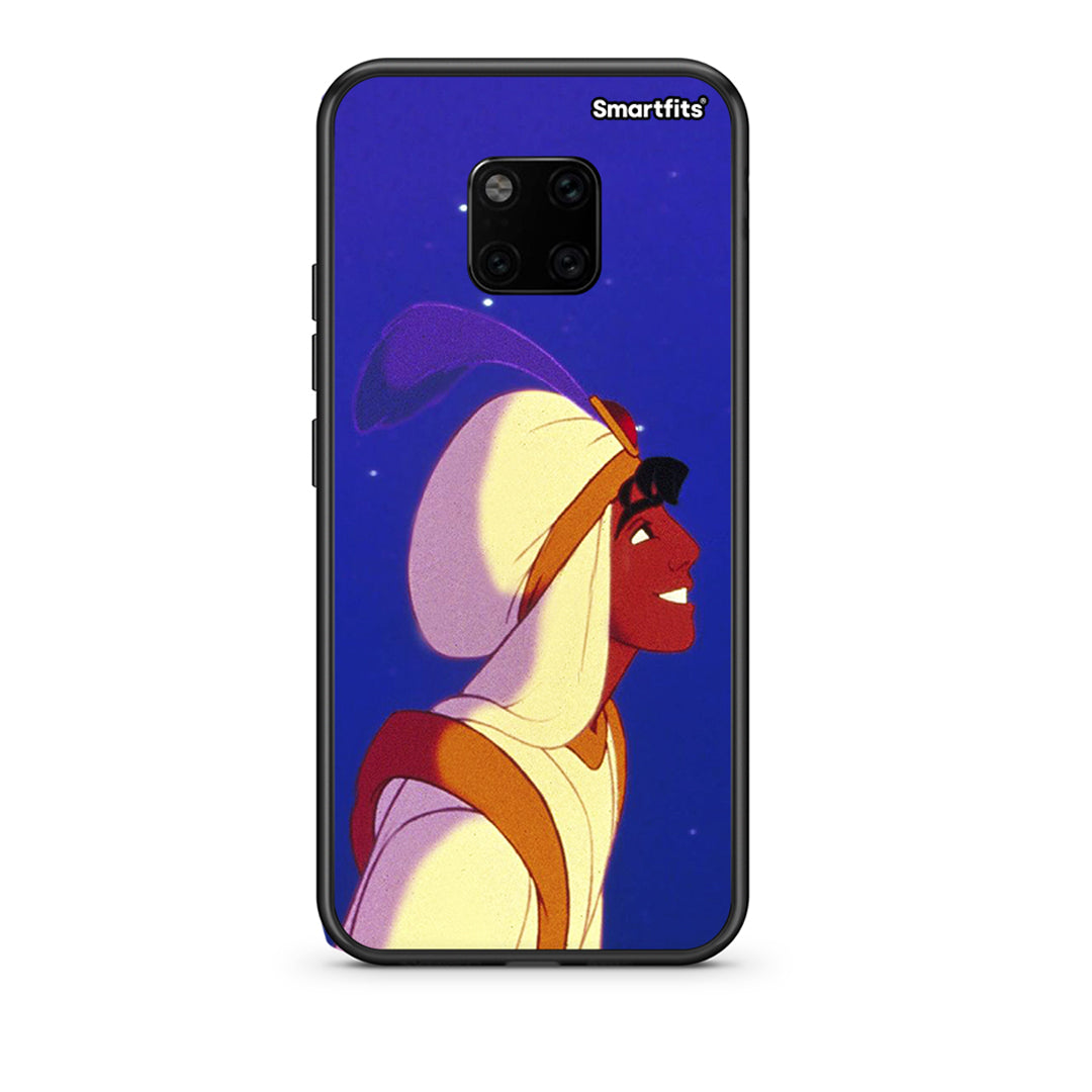Huawei Mate 20 Pro Alladin And Jasmine Love 1 θήκη από τη Smartfits με σχέδιο στο πίσω μέρος και μαύρο περίβλημα | Smartphone case with colorful back and black bezels by Smartfits