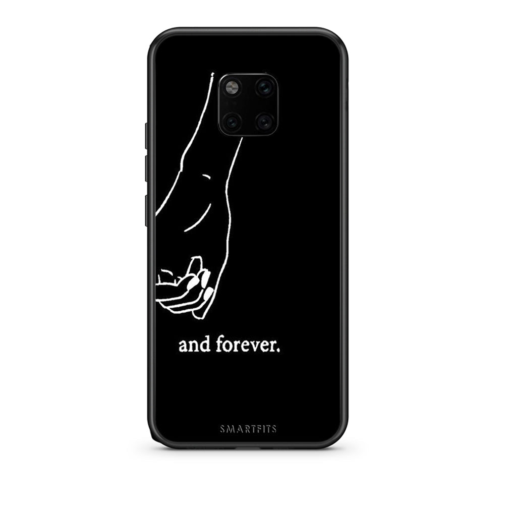 Huawei Mate 20 Pro Always & Forever 2 Θήκη Αγίου Βαλεντίνου από τη Smartfits με σχέδιο στο πίσω μέρος και μαύρο περίβλημα | Smartphone case with colorful back and black bezels by Smartfits