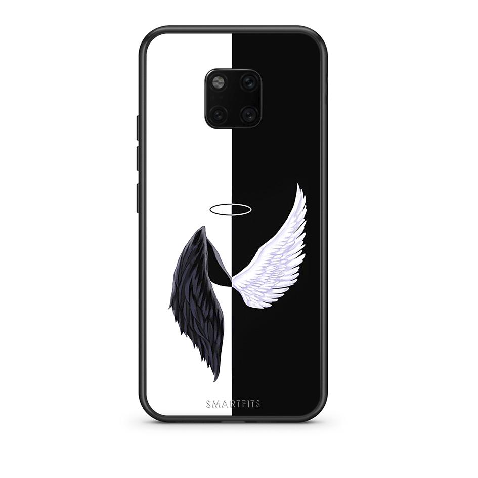 Huawei Mate 20 Pro Angels Demons θήκη από τη Smartfits με σχέδιο στο πίσω μέρος και μαύρο περίβλημα | Smartphone case with colorful back and black bezels by Smartfits