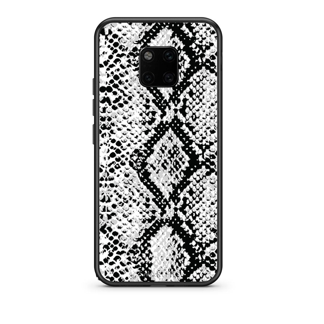 24 - Huawei Mate 20 Pro  White Snake Animal case, cover, bumper