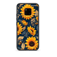 Thumbnail for Huawei Mate 20 Pro Autumn Sunflowers Θήκη από τη Smartfits με σχέδιο στο πίσω μέρος και μαύρο περίβλημα | Smartphone case with colorful back and black bezels by Smartfits