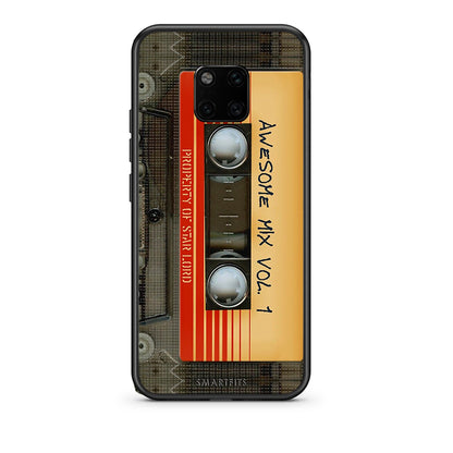 Huawei Mate 20 Pro Awesome Mix θήκη από τη Smartfits με σχέδιο στο πίσω μέρος και μαύρο περίβλημα | Smartphone case with colorful back and black bezels by Smartfits