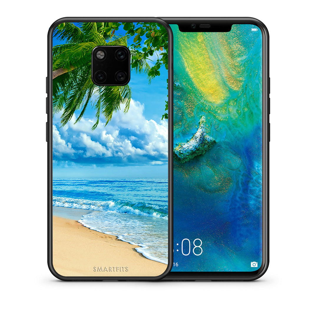 Θήκη Huawei Mate 20 Pro Beautiful Beach από τη Smartfits με σχέδιο στο πίσω μέρος και μαύρο περίβλημα | Huawei Mate 20 Pro Beautiful Beach case with colorful back and black bezels