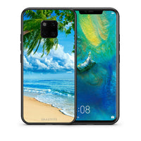 Thumbnail for Θήκη Huawei Mate 20 Pro Beautiful Beach από τη Smartfits με σχέδιο στο πίσω μέρος και μαύρο περίβλημα | Huawei Mate 20 Pro Beautiful Beach case with colorful back and black bezels