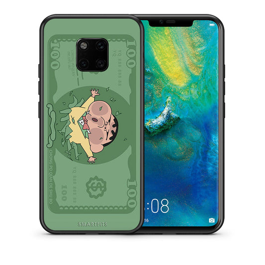 Θήκη Αγίου Βαλεντίνου Huawei Mate 20 Pro Big Money από τη Smartfits με σχέδιο στο πίσω μέρος και μαύρο περίβλημα | Huawei Mate 20 Pro Big Money case with colorful back and black bezels