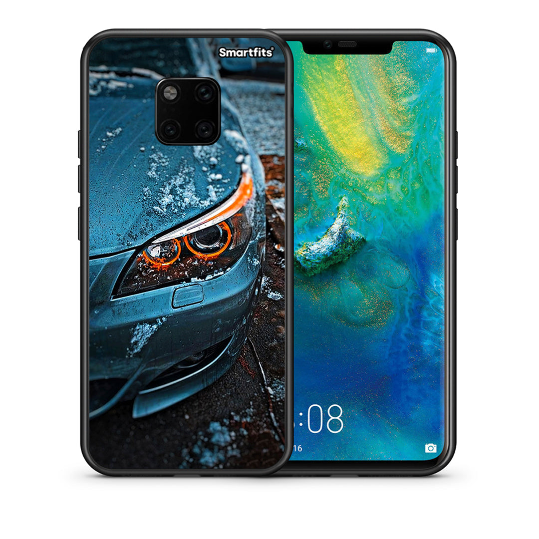 Θήκη Huawei Mate 20 Pro Bmw E60 από τη Smartfits με σχέδιο στο πίσω μέρος και μαύρο περίβλημα | Huawei Mate 20 Pro Bmw E60 case with colorful back and black bezels