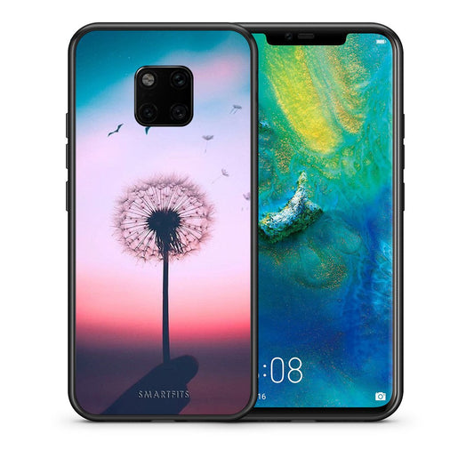 Θήκη Huawei Mate 20 Pro Wish Boho από τη Smartfits με σχέδιο στο πίσω μέρος και μαύρο περίβλημα | Huawei Mate 20 Pro Wish Boho case with colorful back and black bezels