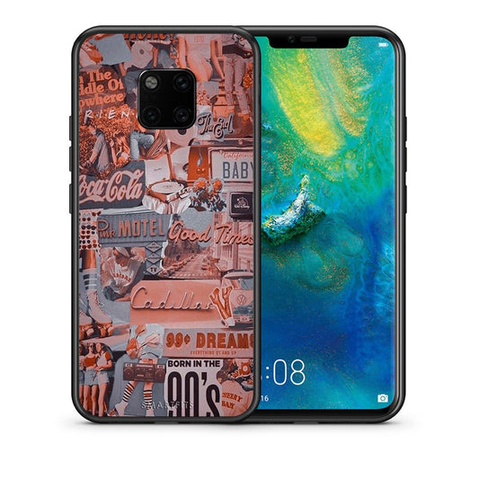Θήκη Huawei Mate 20 Pro Born In 90s από τη Smartfits με σχέδιο στο πίσω μέρος και μαύρο περίβλημα | Huawei Mate 20 Pro Born In 90s case with colorful back and black bezels