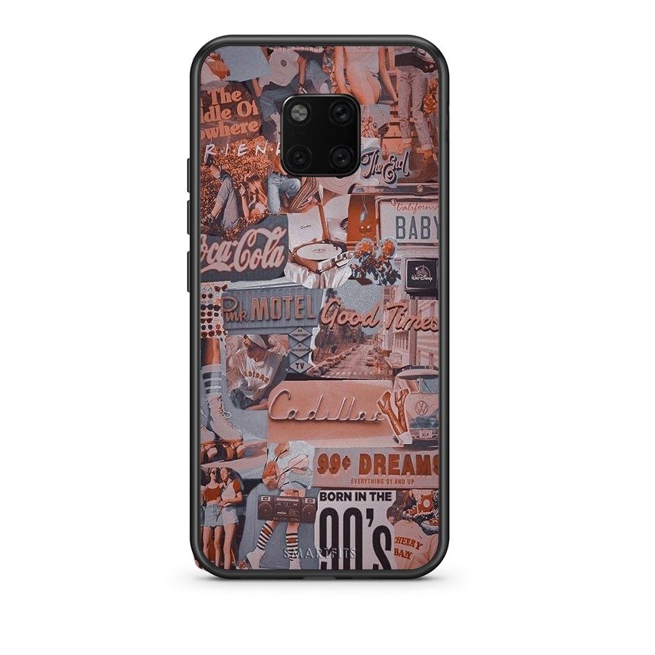 Huawei Mate 20 Pro Born In 90s θήκη από τη Smartfits με σχέδιο στο πίσω μέρος και μαύρο περίβλημα | Smartphone case with colorful back and black bezels by Smartfits