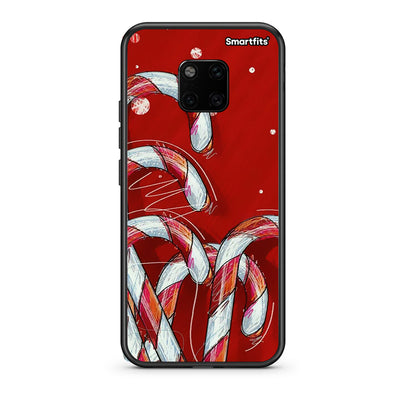 Huawei Mate 20 Pro Candy Cane θήκη από τη Smartfits με σχέδιο στο πίσω μέρος και μαύρο περίβλημα | Smartphone case with colorful back and black bezels by Smartfits