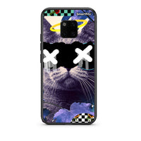Thumbnail for Huawei Mate 20 Pro Cat Collage θήκη από τη Smartfits με σχέδιο στο πίσω μέρος και μαύρο περίβλημα | Smartphone case with colorful back and black bezels by Smartfits