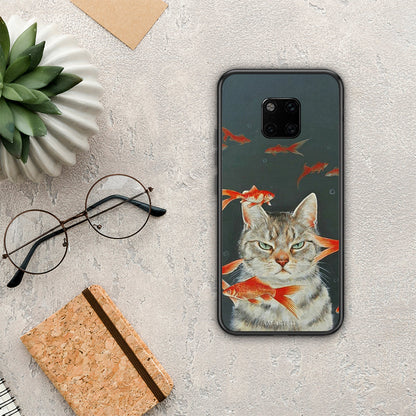 Cat Goldfish - Huawei Mate 20 Pro θήκη