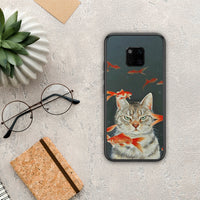 Thumbnail for Cat Goldfish - Huawei Mate 20 Pro θήκη