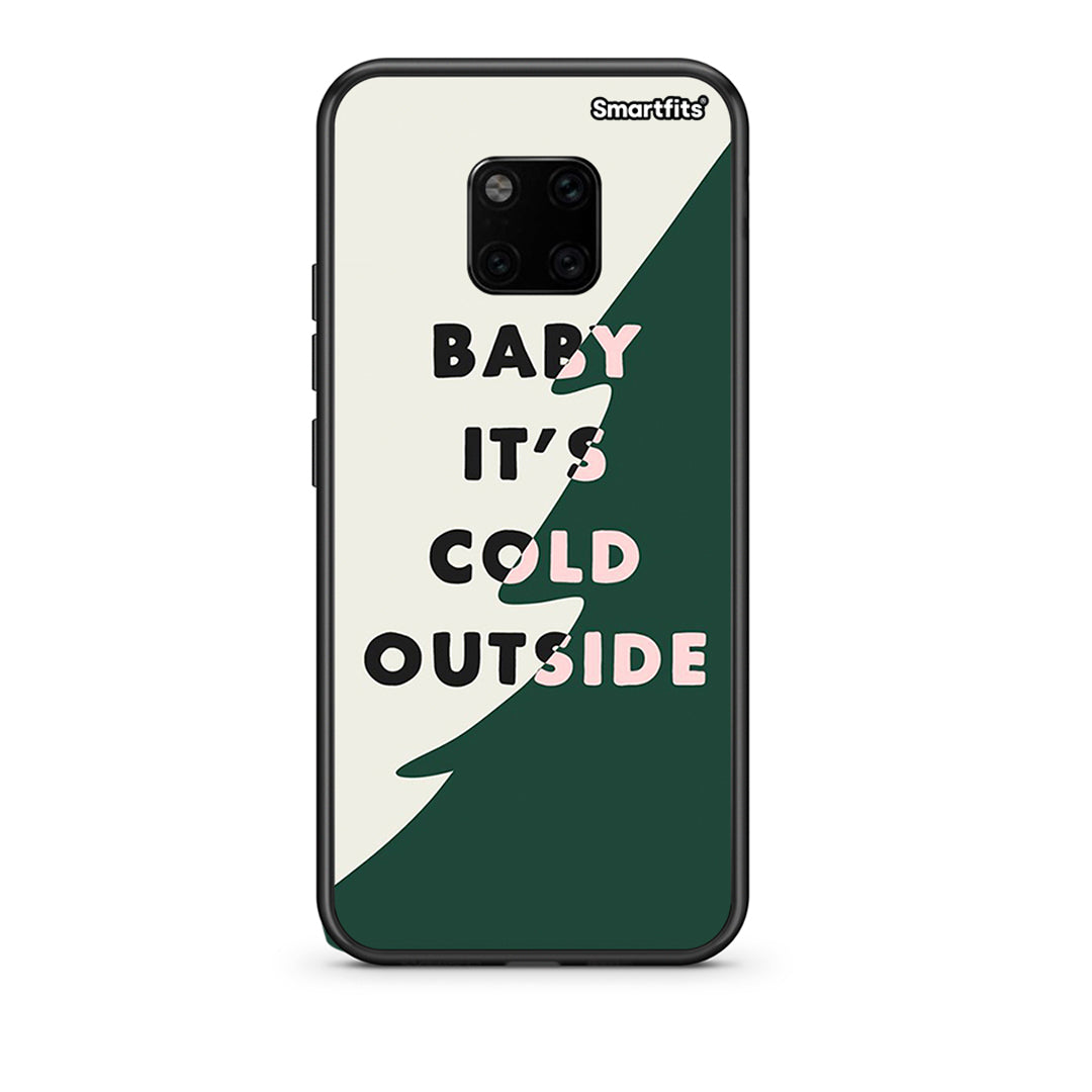 Huawei Mate 20 Pro Cold Outside θήκη από τη Smartfits με σχέδιο στο πίσω μέρος και μαύρο περίβλημα | Smartphone case with colorful back and black bezels by Smartfits