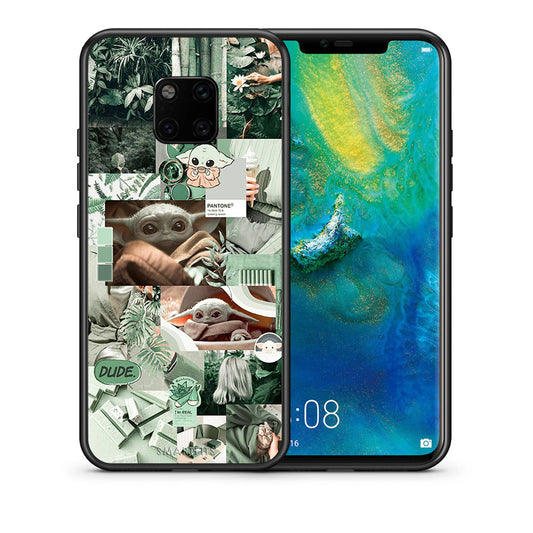 Θήκη Αγίου Βαλεντίνου Huawei Mate 20 Pro Collage Dude από τη Smartfits με σχέδιο στο πίσω μέρος και μαύρο περίβλημα | Huawei Mate 20 Pro Collage Dude case with colorful back and black bezels