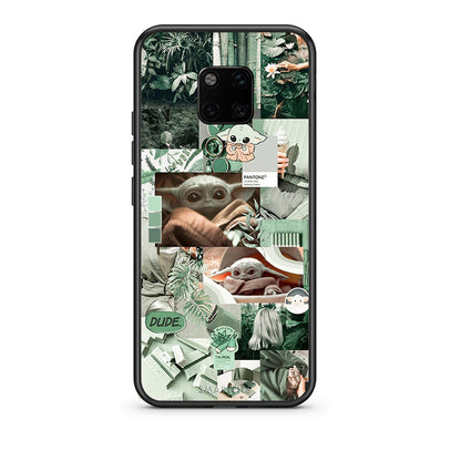 Huawei Mate 20 Pro Collage Dude Θήκη Αγίου Βαλεντίνου από τη Smartfits με σχέδιο στο πίσω μέρος και μαύρο περίβλημα | Smartphone case with colorful back and black bezels by Smartfits
