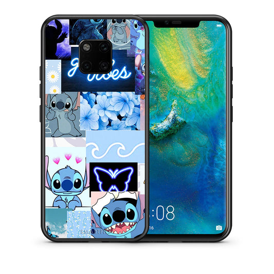 Θήκη Αγίου Βαλεντίνου Huawei Mate 20 Pro Collage Good Vibes από τη Smartfits με σχέδιο στο πίσω μέρος και μαύρο περίβλημα | Huawei Mate 20 Pro Collage Good Vibes case with colorful back and black bezels