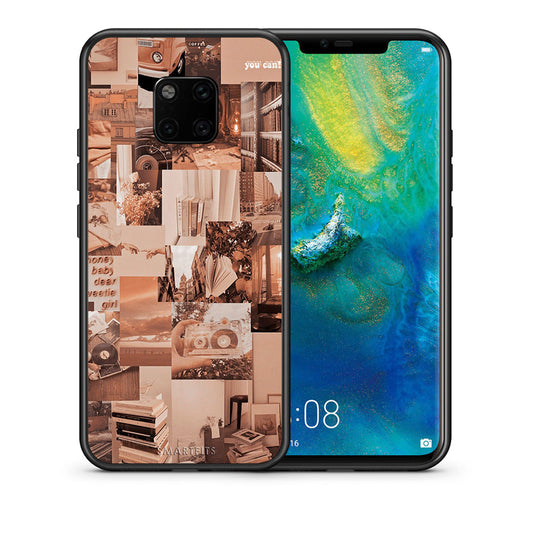 Θήκη Αγίου Βαλεντίνου Huawei Mate 20 Pro Collage You Can από τη Smartfits με σχέδιο στο πίσω μέρος και μαύρο περίβλημα | Huawei Mate 20 Pro Collage You Can case with colorful back and black bezels