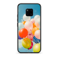 Thumbnail for Huawei Mate 20 Pro Colorful Balloons θήκη από τη Smartfits με σχέδιο στο πίσω μέρος και μαύρο περίβλημα | Smartphone case with colorful back and black bezels by Smartfits
