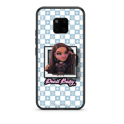 Huawei Mate 20 Pro Devil Baby Θήκη Αγίου Βαλεντίνου από τη Smartfits με σχέδιο στο πίσω μέρος και μαύρο περίβλημα | Smartphone case with colorful back and black bezels by Smartfits