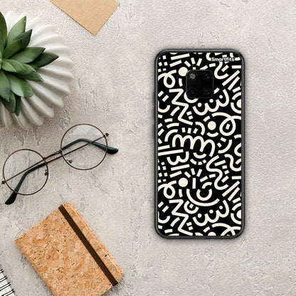 Doodle Art - Huawei Mate 20 Pro θήκη