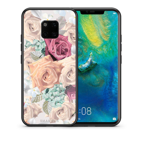 Θήκη Huawei Mate 20 Pro Bouquet Floral από τη Smartfits με σχέδιο στο πίσω μέρος και μαύρο περίβλημα | Huawei Mate 20 Pro Bouquet Floral case with colorful back and black bezels