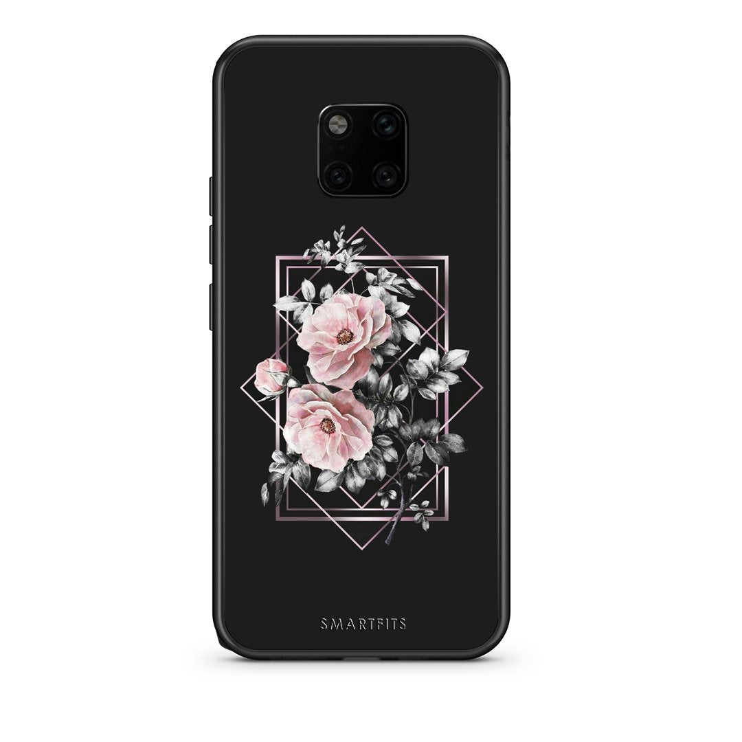 4 - Huawei Mate 20 Pro Frame Flower case, cover, bumper