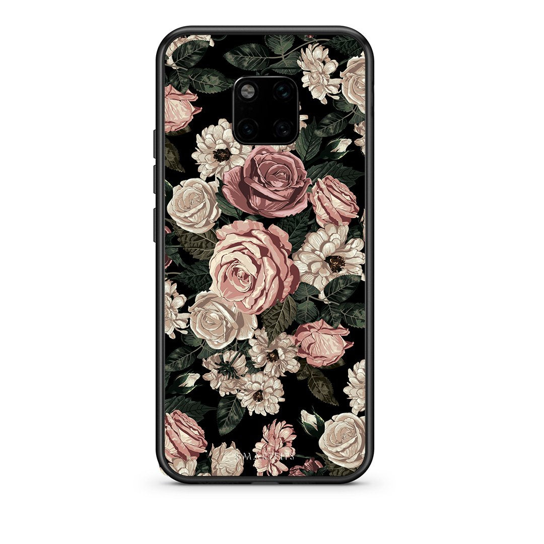 4 - Huawei Mate 20 Pro Wild Roses Flower case, cover, bumper