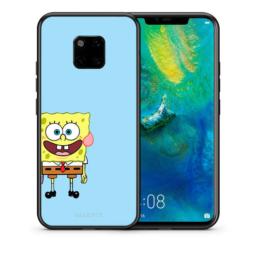 Θήκη Huawei Mate 20 Pro Friends Bob από τη Smartfits με σχέδιο στο πίσω μέρος και μαύρο περίβλημα | Huawei Mate 20 Pro Friends Bob case with colorful back and black bezels