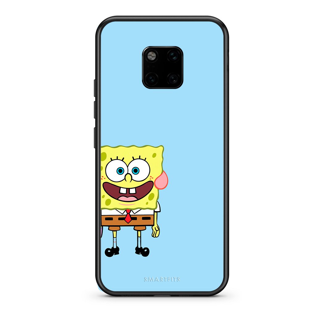 Huawei Mate 20 Pro Friends Bob θήκη από τη Smartfits με σχέδιο στο πίσω μέρος και μαύρο περίβλημα | Smartphone case with colorful back and black bezels by Smartfits