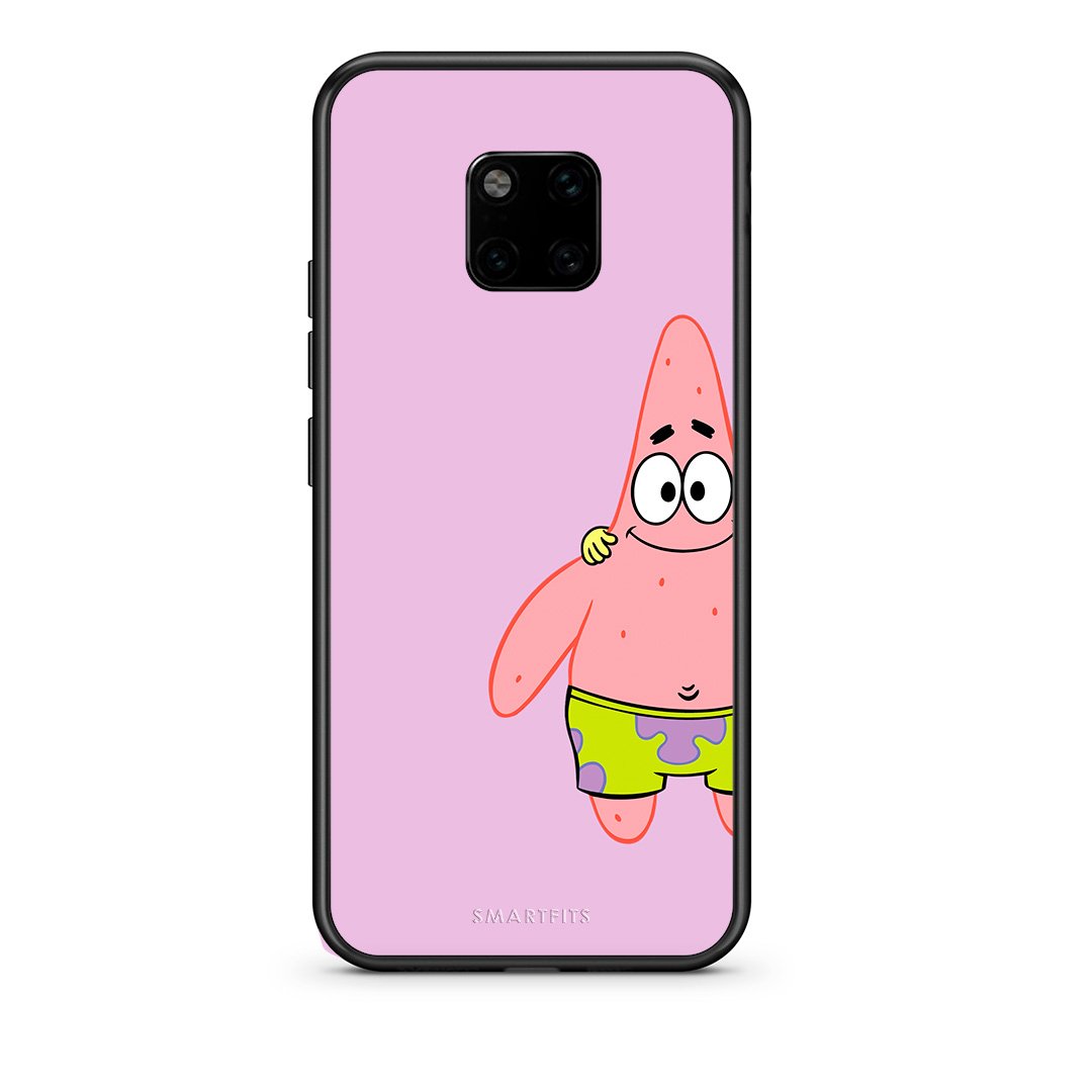 Huawei Mate 20 Pro  Friends Patrick θήκη από τη Smartfits με σχέδιο στο πίσω μέρος και μαύρο περίβλημα | Smartphone case with colorful back and black bezels by Smartfits