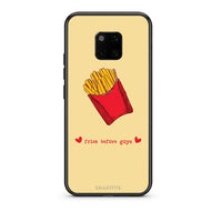 Thumbnail for Huawei Mate 20 Pro Fries Before Guys Θήκη Αγίου Βαλεντίνου από τη Smartfits με σχέδιο στο πίσω μέρος και μαύρο περίβλημα | Smartphone case with colorful back and black bezels by Smartfits