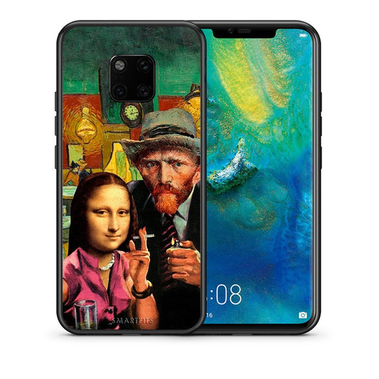Θήκη Huawei Mate 20 Pro Funny Art από τη Smartfits με σχέδιο στο πίσω μέρος και μαύρο περίβλημα | Huawei Mate 20 Pro Funny Art case with colorful back and black bezels