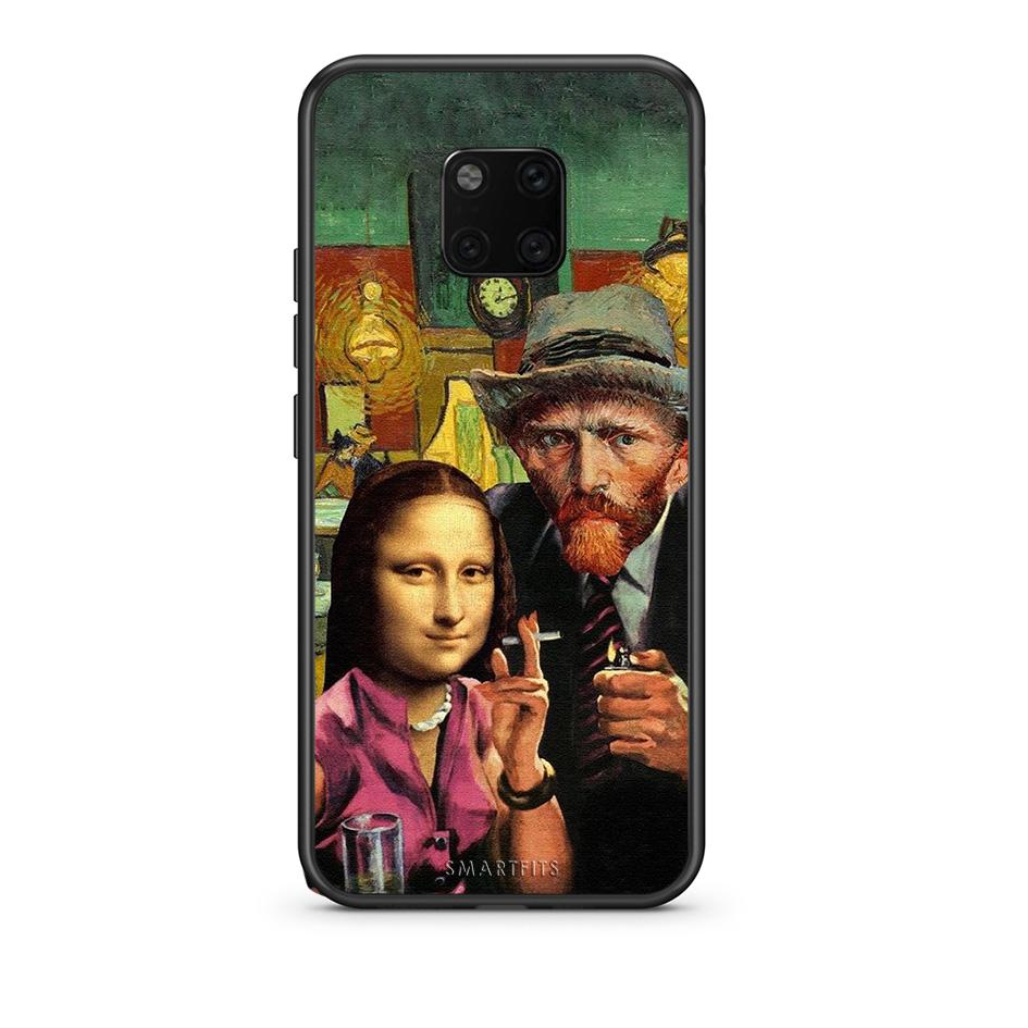 Huawei Mate 20 Pro Funny Art θήκη από τη Smartfits με σχέδιο στο πίσω μέρος και μαύρο περίβλημα | Smartphone case with colorful back and black bezels by Smartfits
